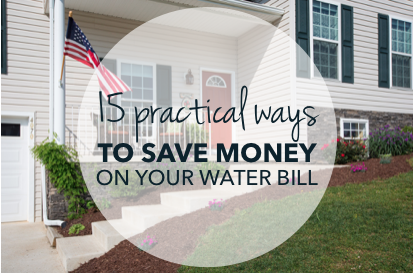 15 Practical Ways to Save on your water bill