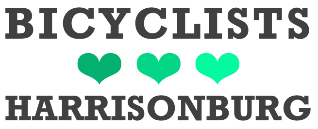 Bicyclists Love Harrisonburg | New City Bike Map