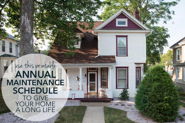 Printable Annual Home Maintenance Schedule