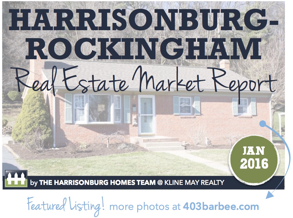 Harrisonburg Real Estate Market Report [INFOGRAPHIC]: January 2016 | The Harrisonburg Homes Team