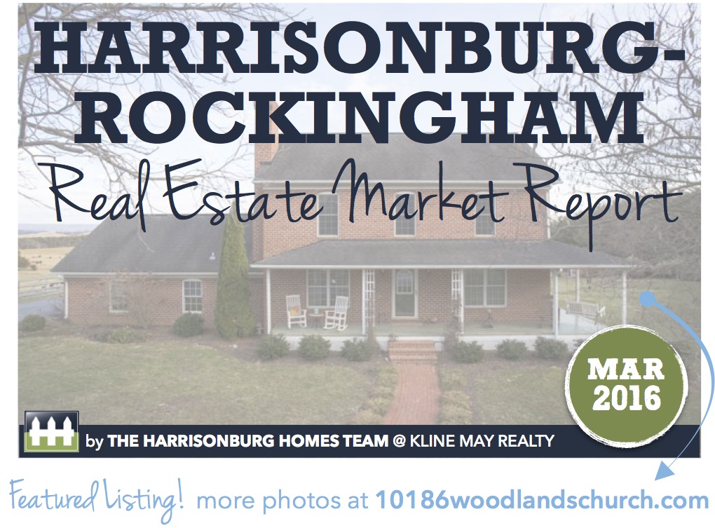 Harrisonburg Real Estate Market Report [INFOGRAPHIC]: March 2016 | The Harrisonburg Homes Team