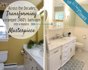 The Design Corner: Across the Decades: Transforming a 1960s Bathroom into a Modern Masterpiece | Harrisonblog