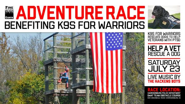 Fine Earth Adventure Race | K9s for Warriors | Harrisonburg