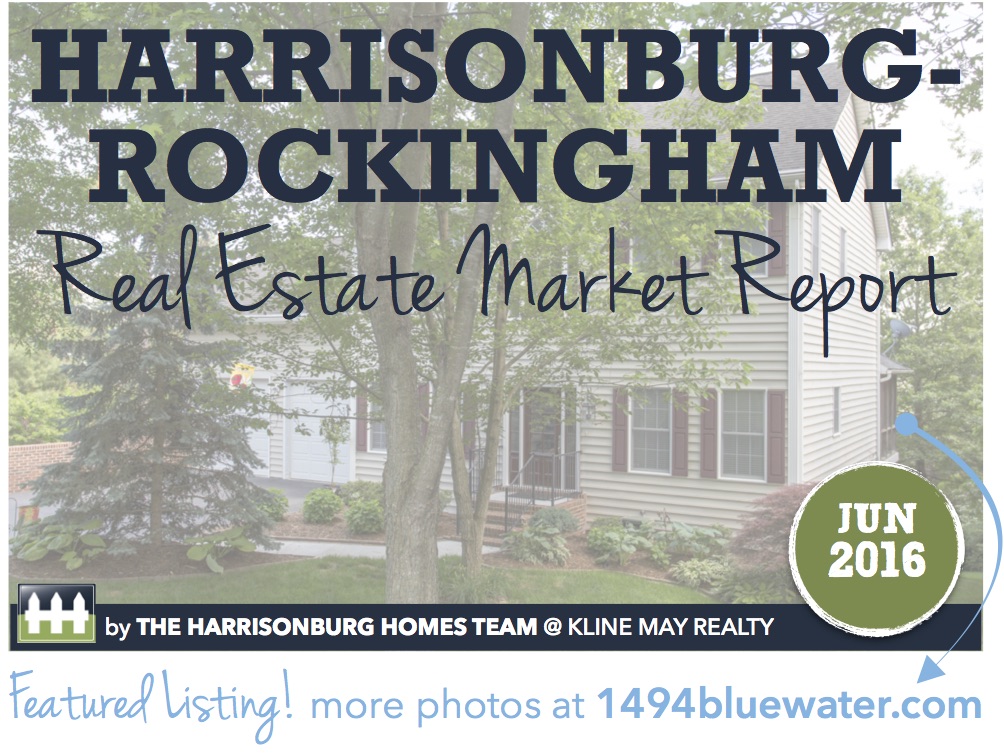 Harrisonburg Real Estate Market Report [INFOGRAPHIC]: June 2016 | The Harrisonburg Homes Team @ Kline May Realty