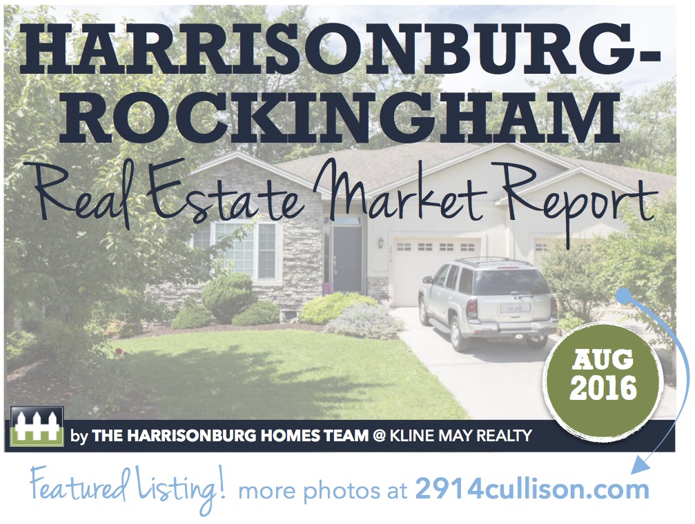 Harrisonburg Real Estate Market Report [INFOGRAPHIC]: August 2016 | Harrisonblog